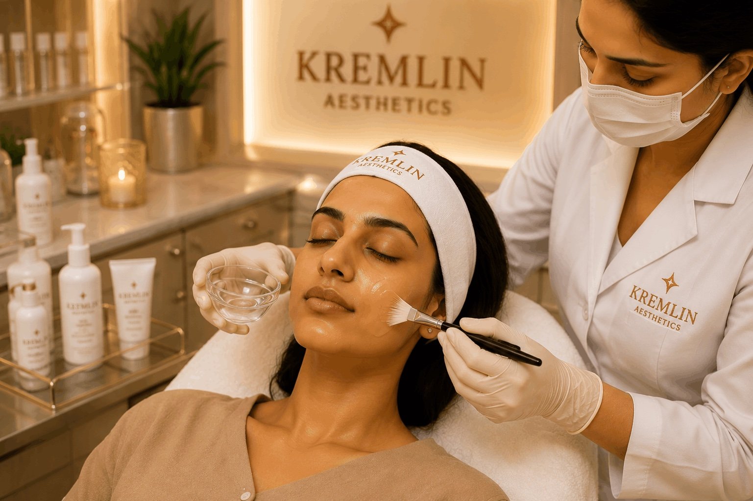 Skincare facial treatment at Kremlin Aesthetics