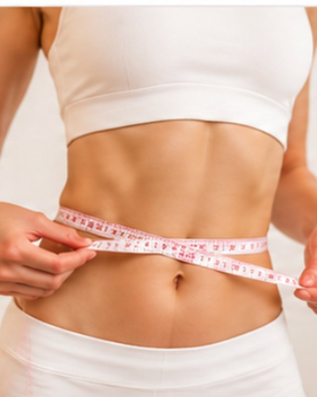 A waist measurement taken at assessment