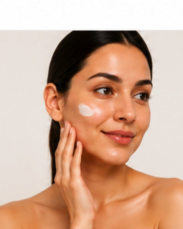 Sun-exposed skin showing uneven tone