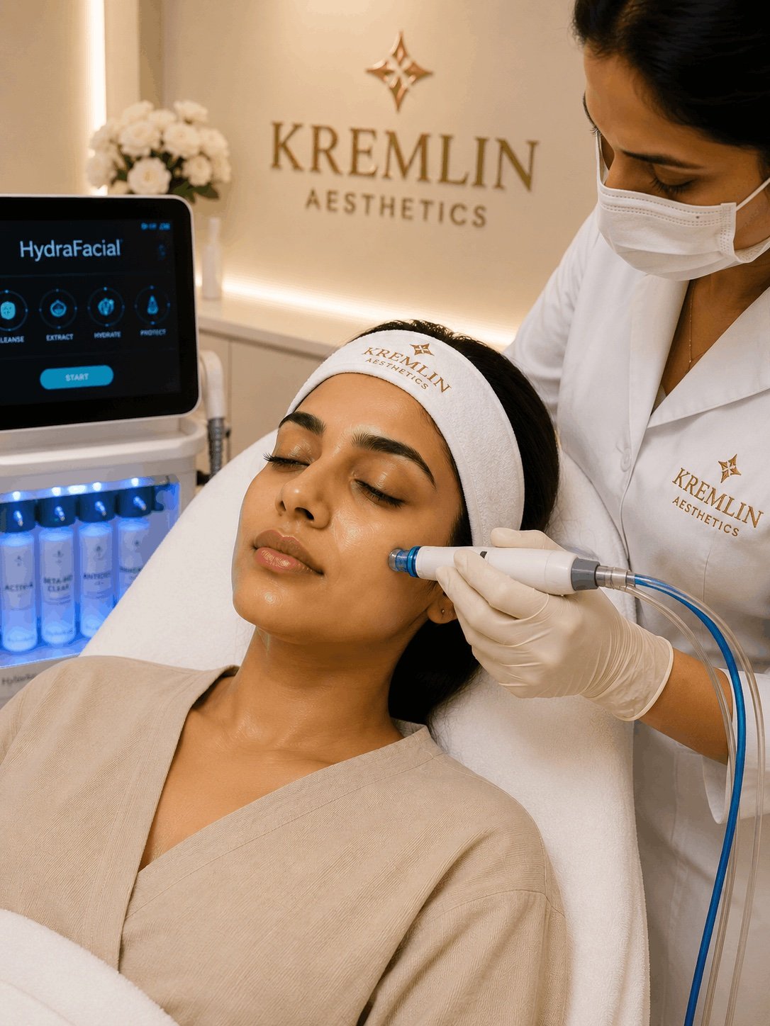Facial skincare treatment at Kremlin Aesthetics